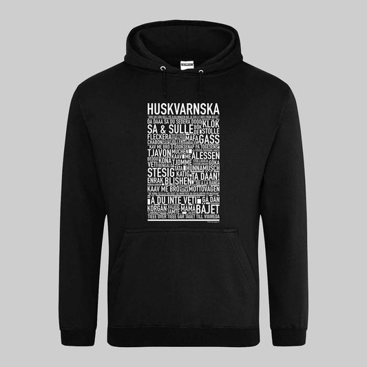Huskvarnska Dialekt Text Hoodie