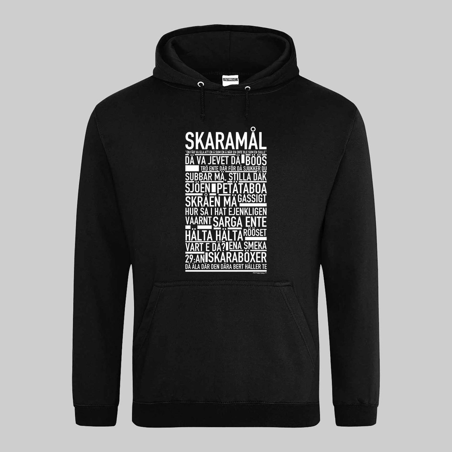 Skaramål Dialekt Text Hoodie