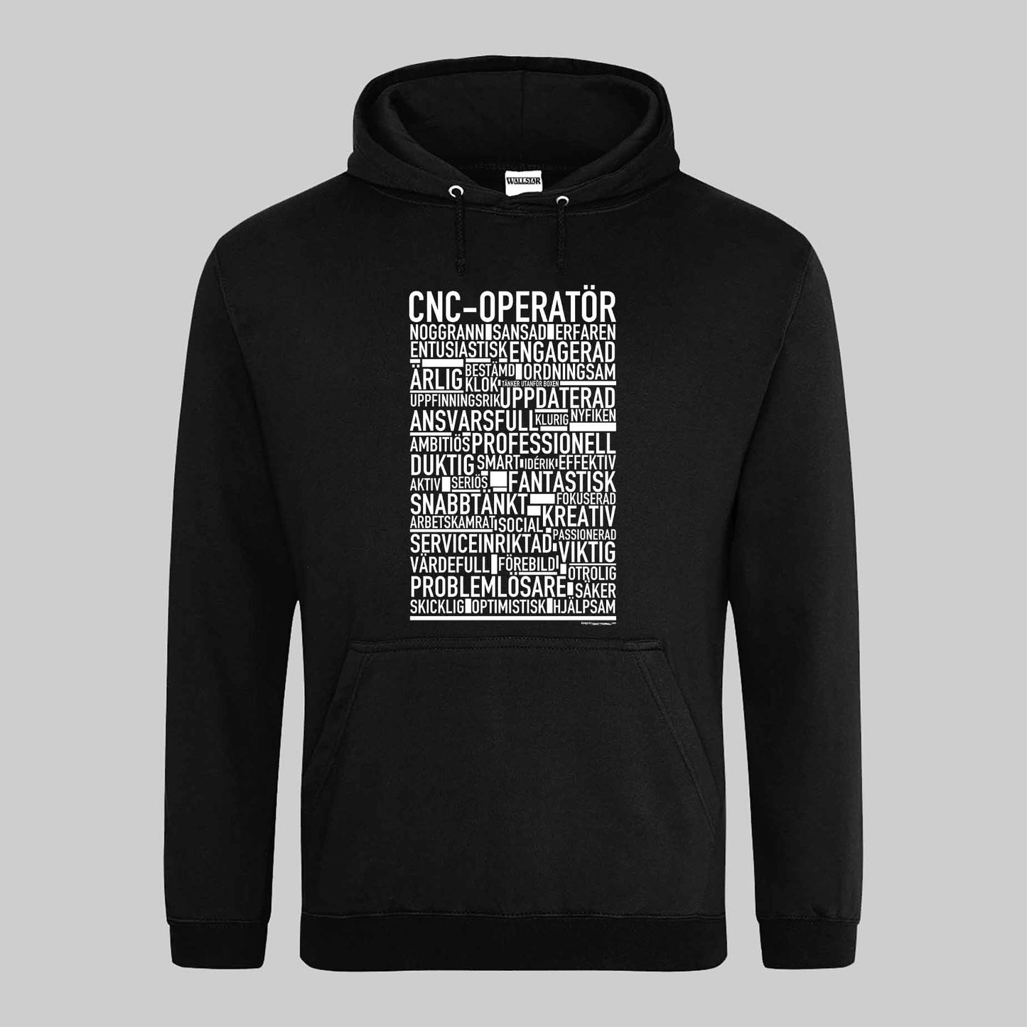 CNC Operatör Text Hoodie