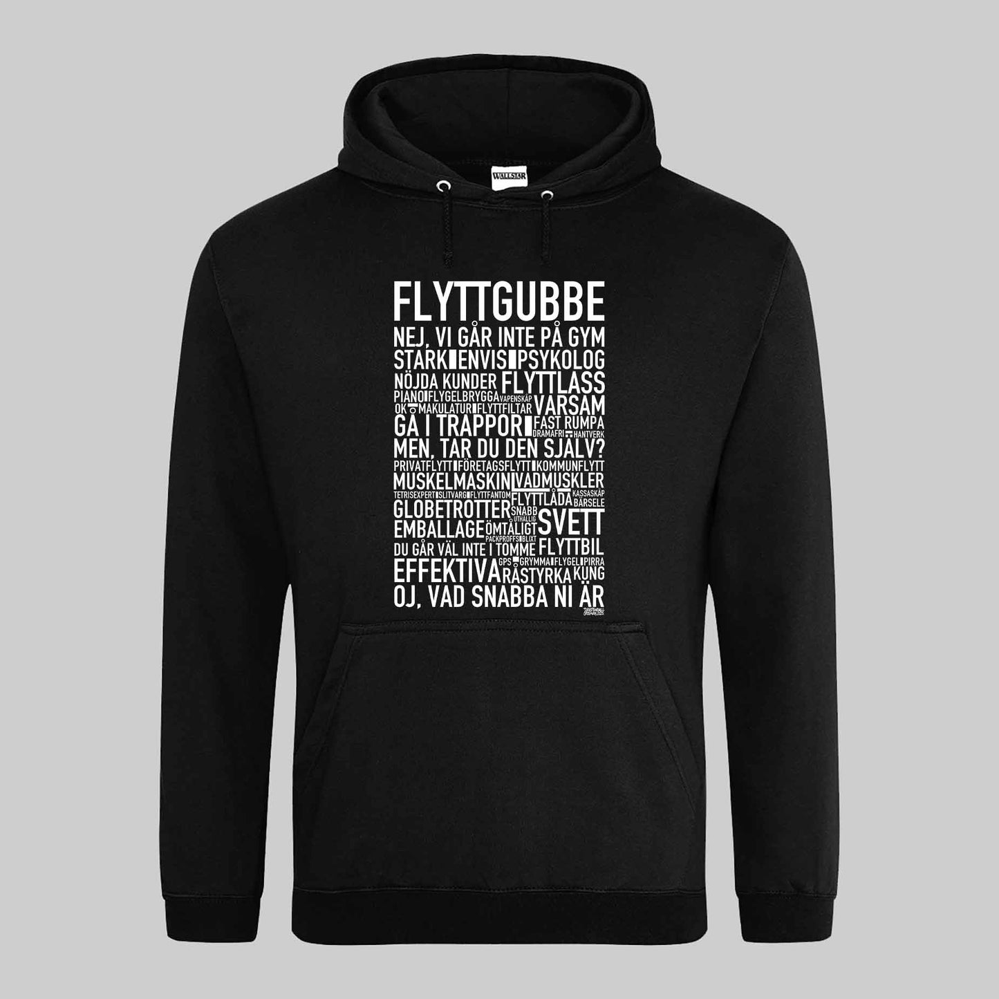 Flyttgubbe Text Hoodie