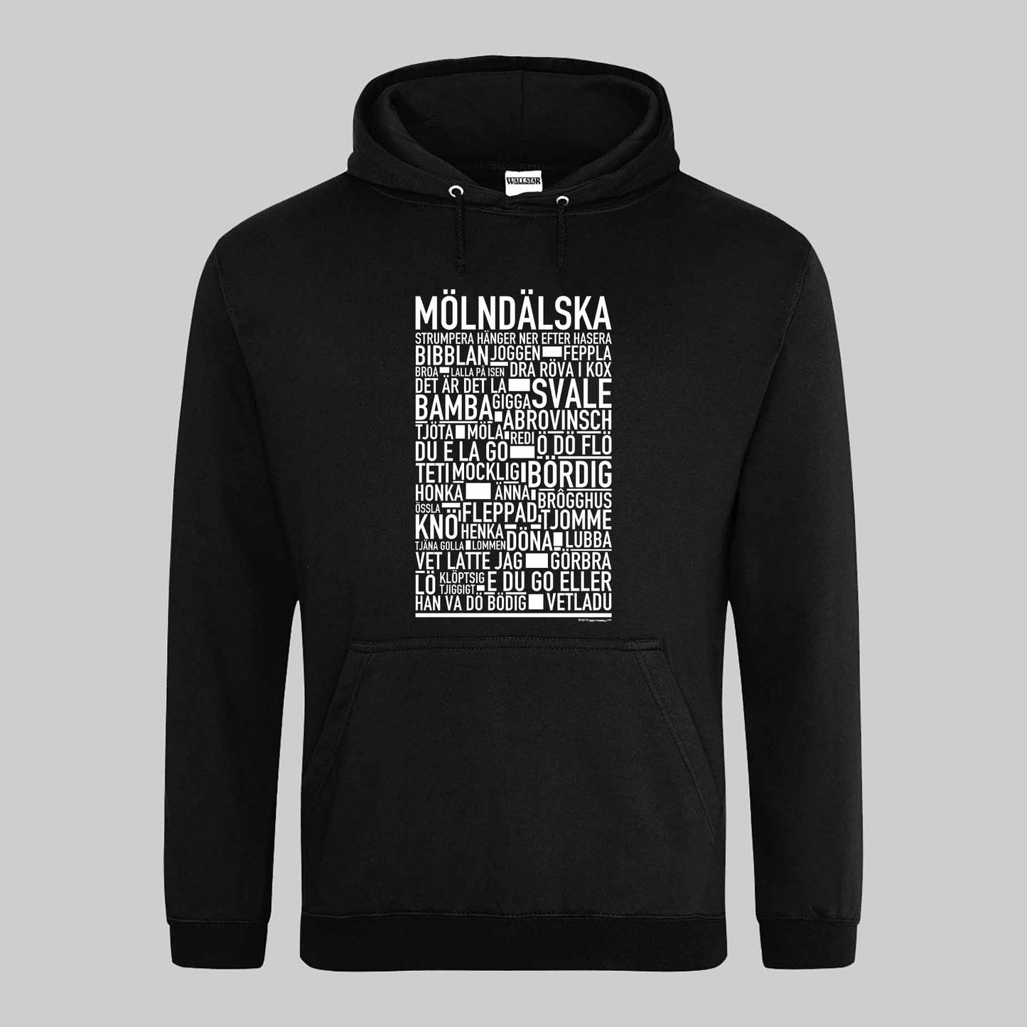 Mölndälska Dialekt Text Hoodie