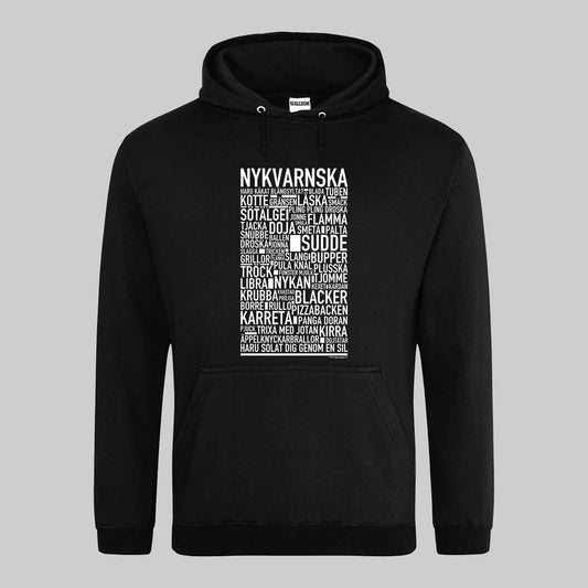 Nykvarnska Dialekt Text Hoodie