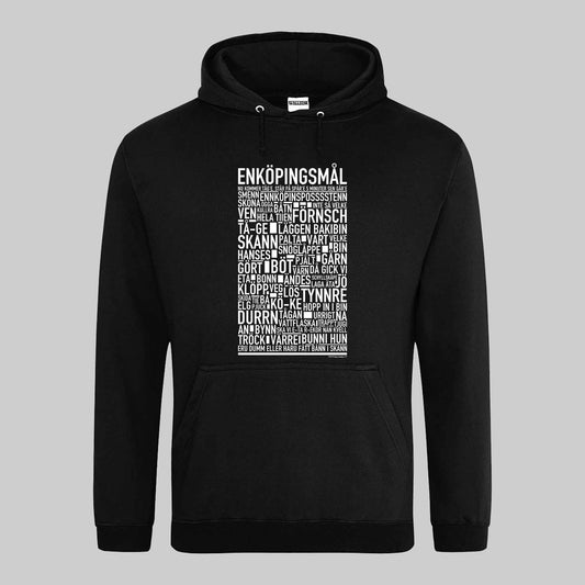Enköpingsmål Dialekt Text Hoodie