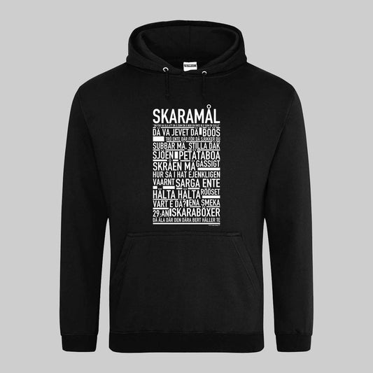 Skaramål Dialekt Text Hoodie