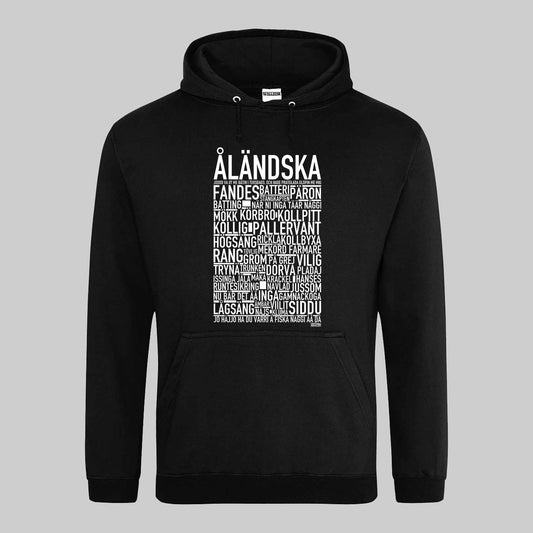 Åländska Dialekt Text Hoodie