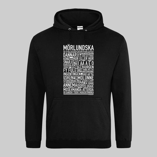 Mörlundska Dialekt Text Hoodie