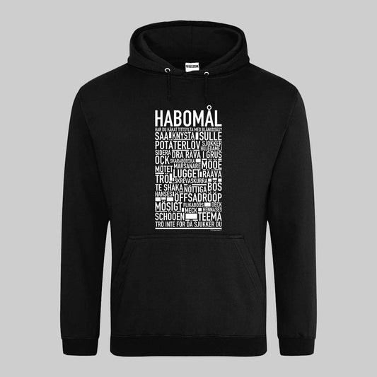 Habomål Dialekt Text Hoodie