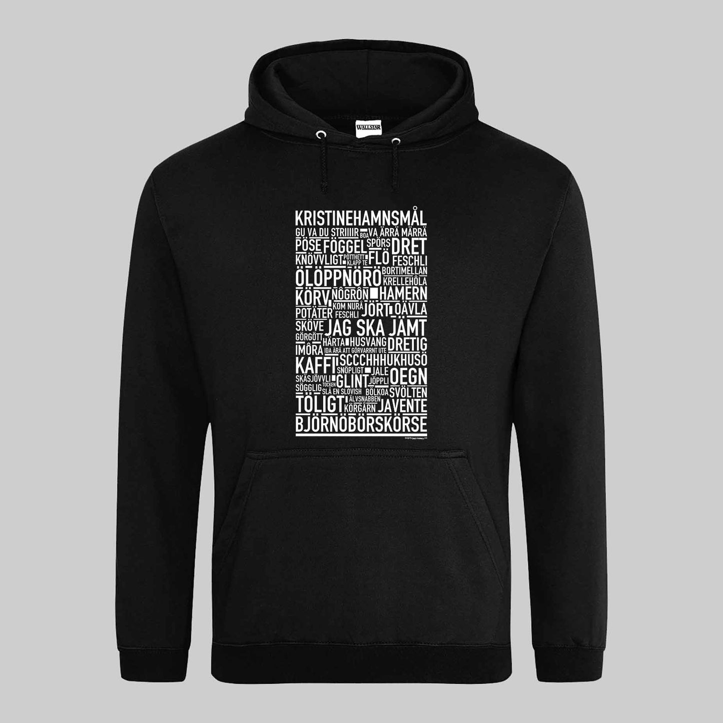 Kristinehamnsmål Dialekt Text Hoodie
