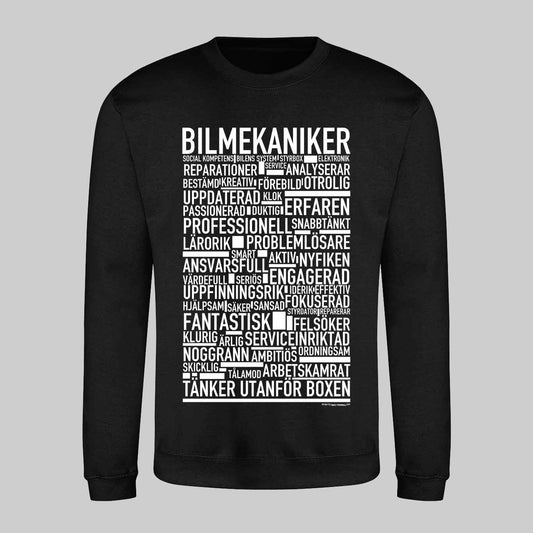 Bilmekaniker Text Sweatshirt