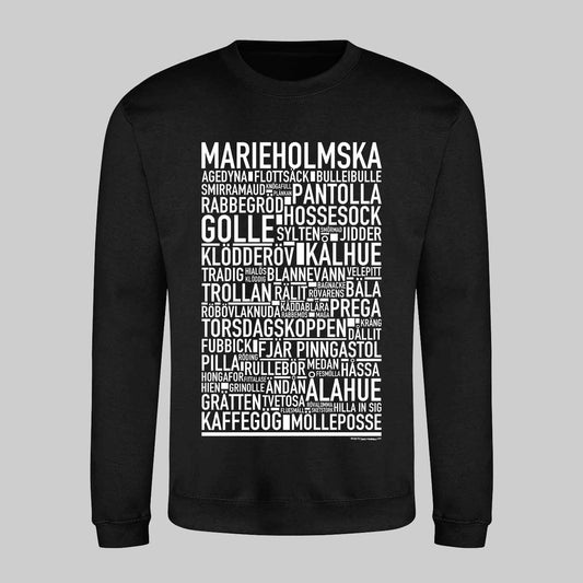 Marieholmska Dialekt Text Sweatshirt