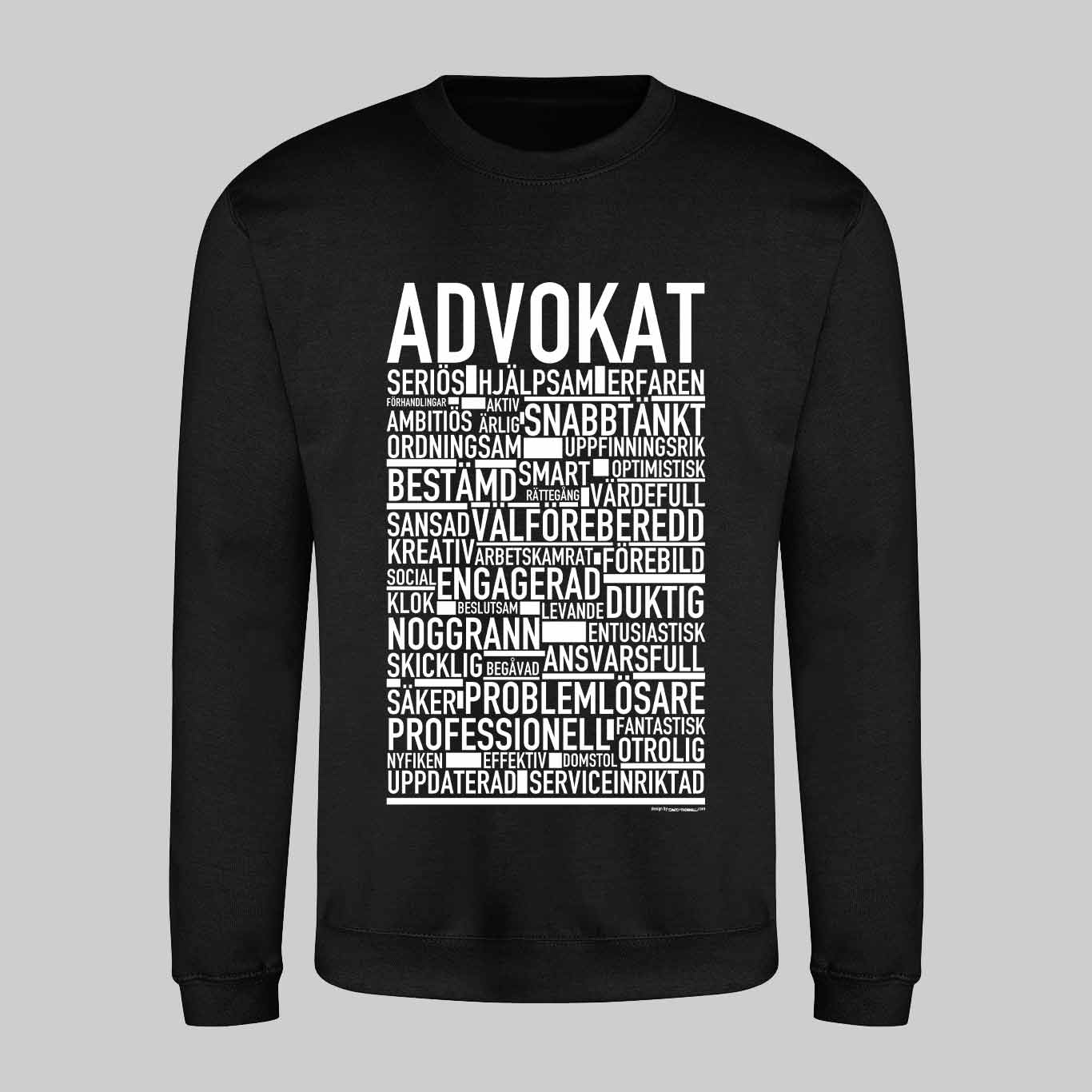 Advokat Text Sweatshirt