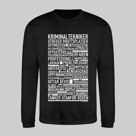 Kriminaltekniker Text Sweatshirt