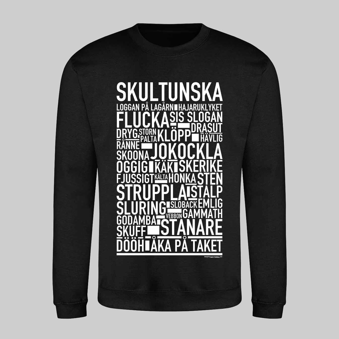 Skultunska Dialekt Text Sweatshirt