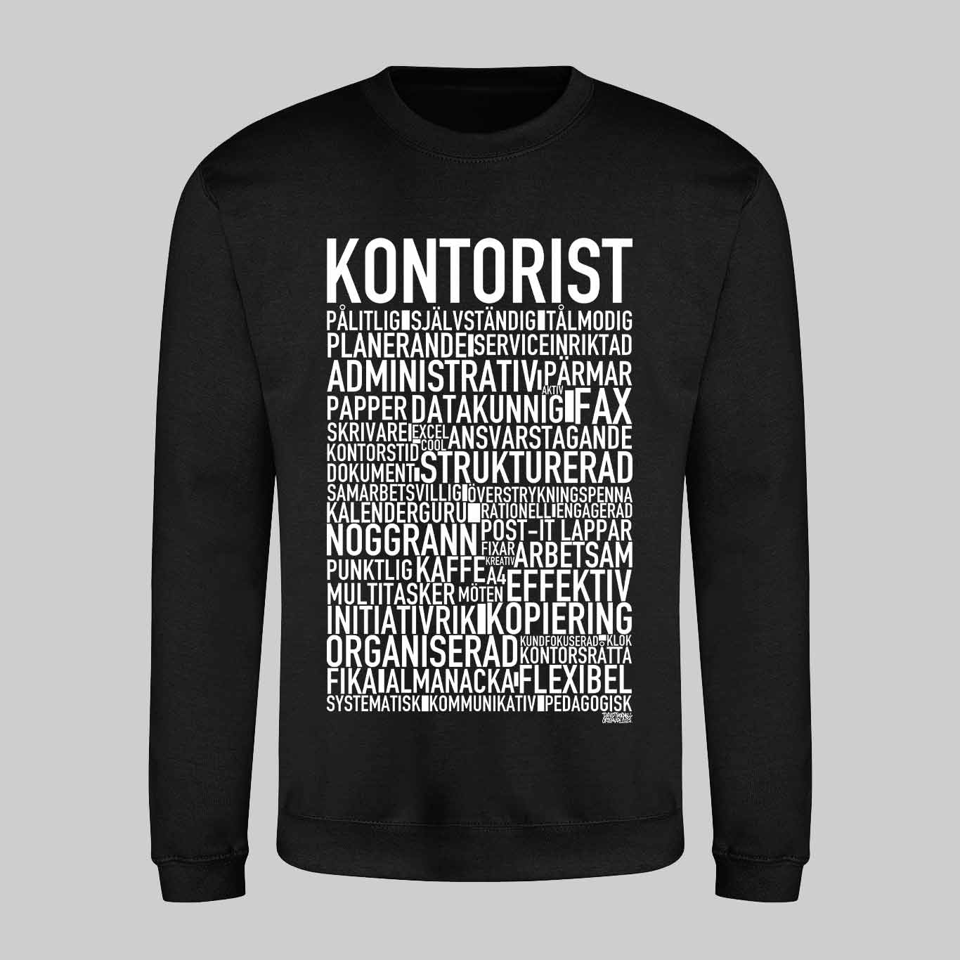 Kontorist Text Sweatshirt