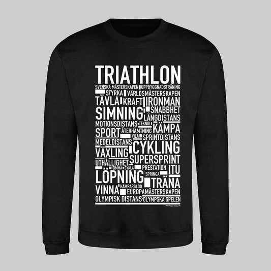 Triathlon Text Sweatshirt