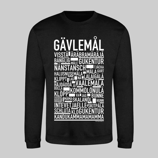 Gävlemål Dialekt Text Sweatshirt