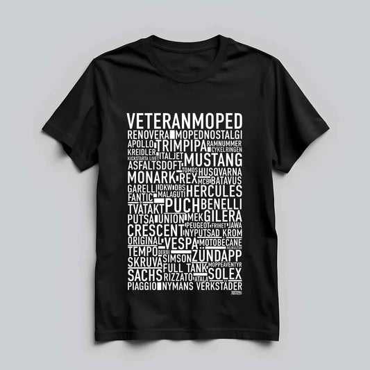 Veteranmoped Text T-shirt