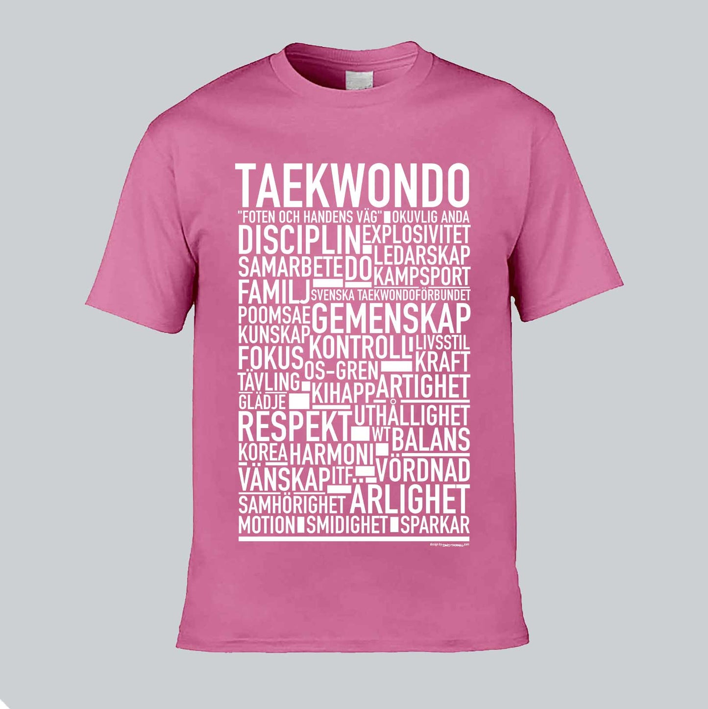 Taekwondo Text T-shirt
