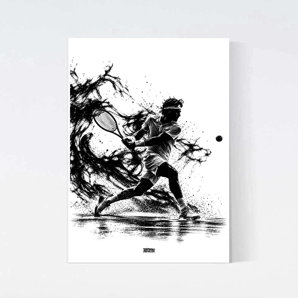 Tennisspelare Man Poster