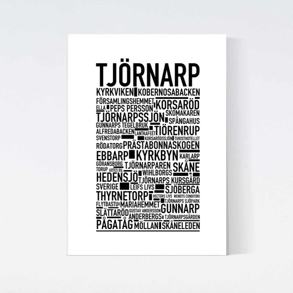 Tjörnarp Text Poster