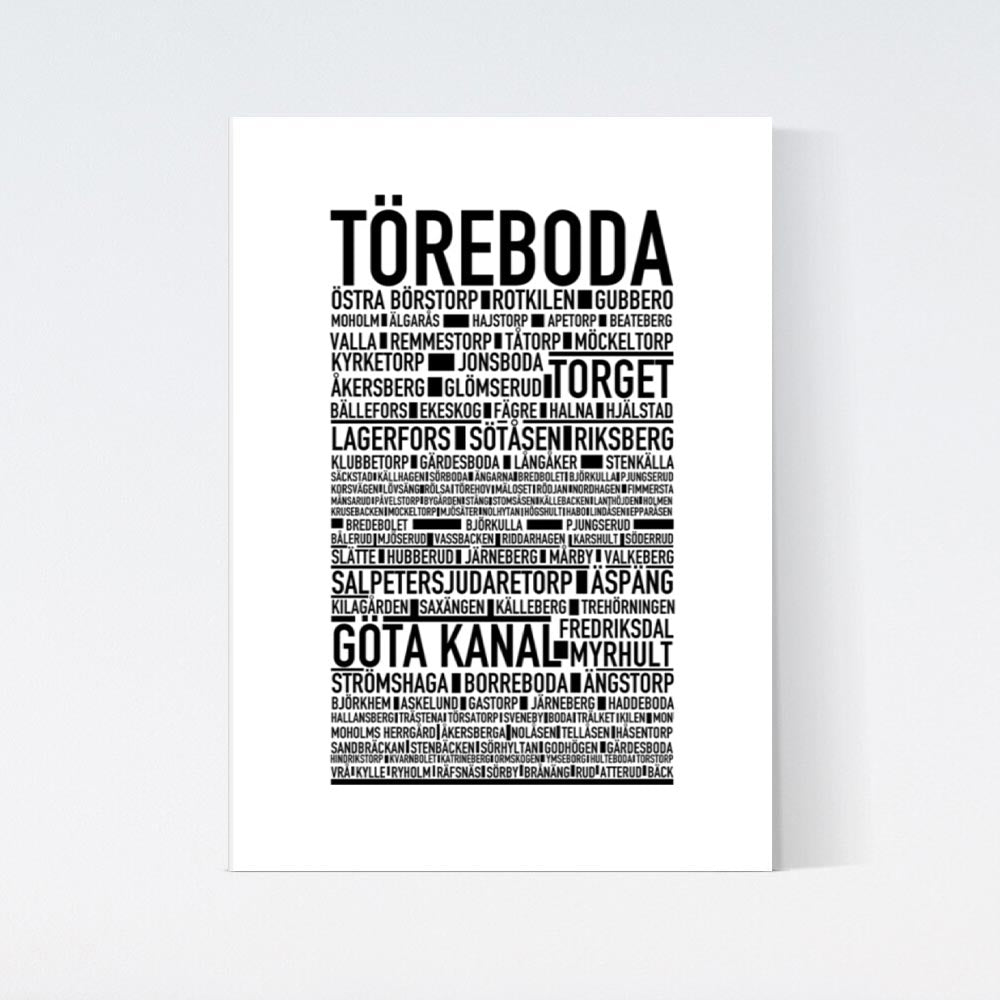 Töreboda Text Poster