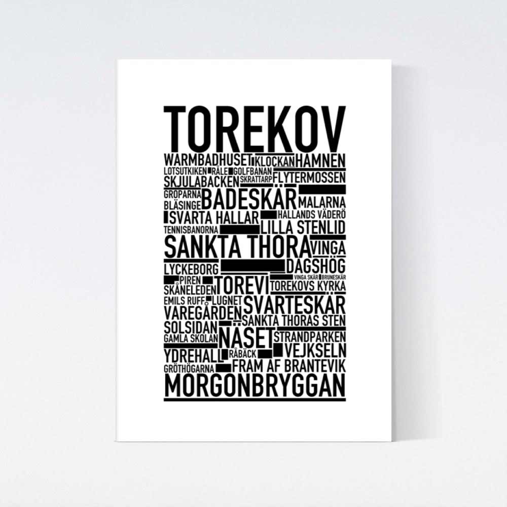 Torekov Text Poster