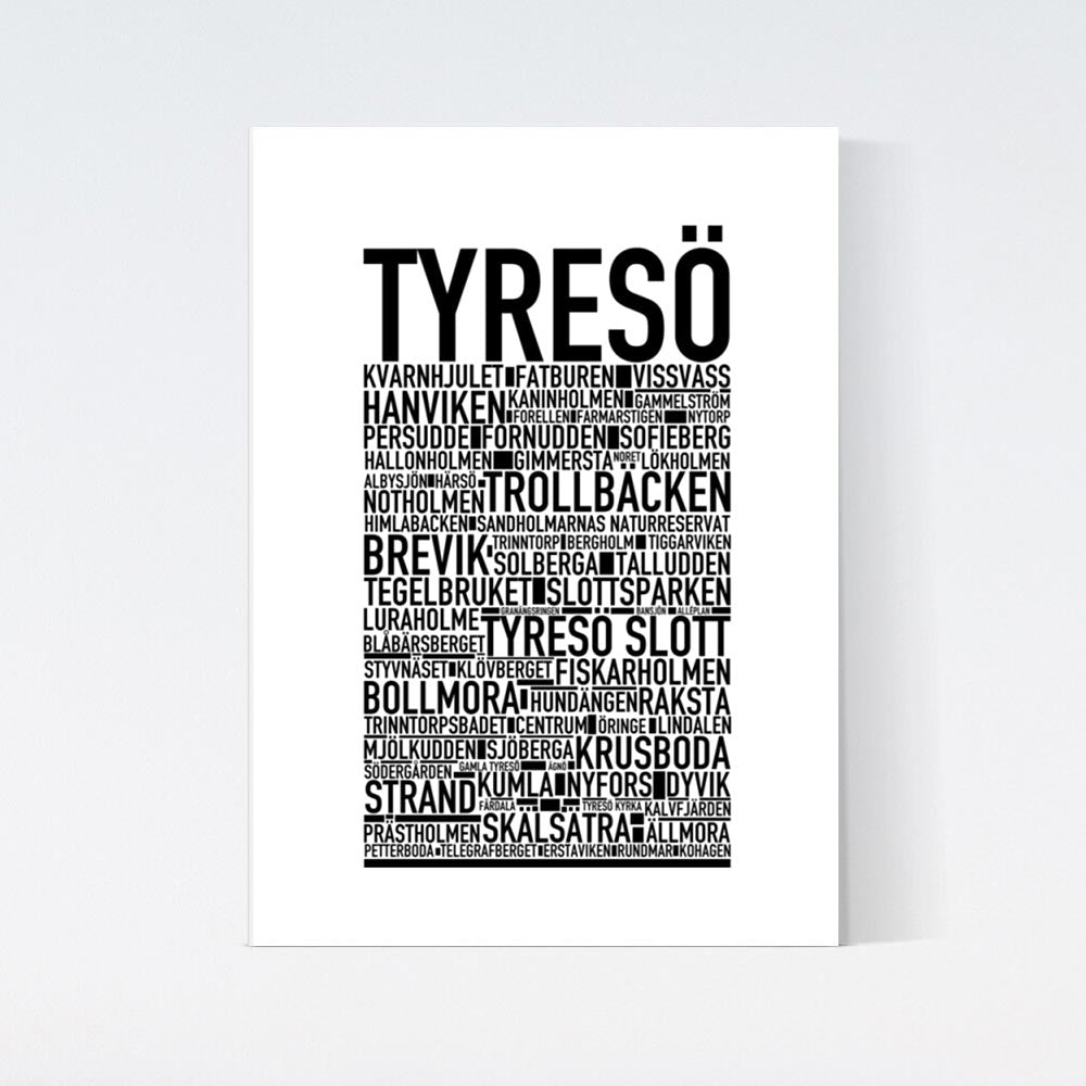 Tyresö Text Poster