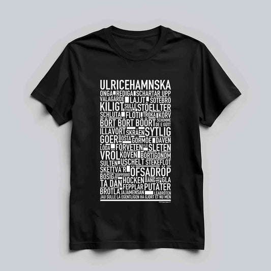 Ulricehamnska Dialekt Text T-shirt