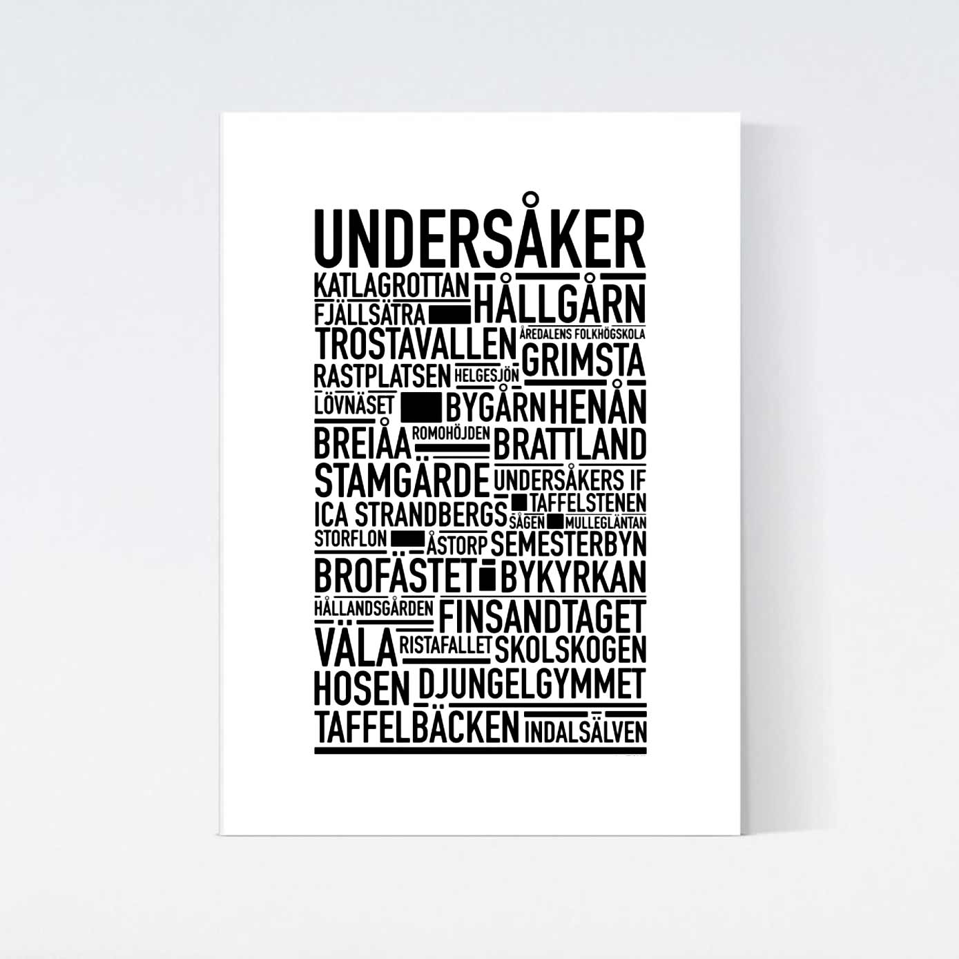 Undersåker Text Poster