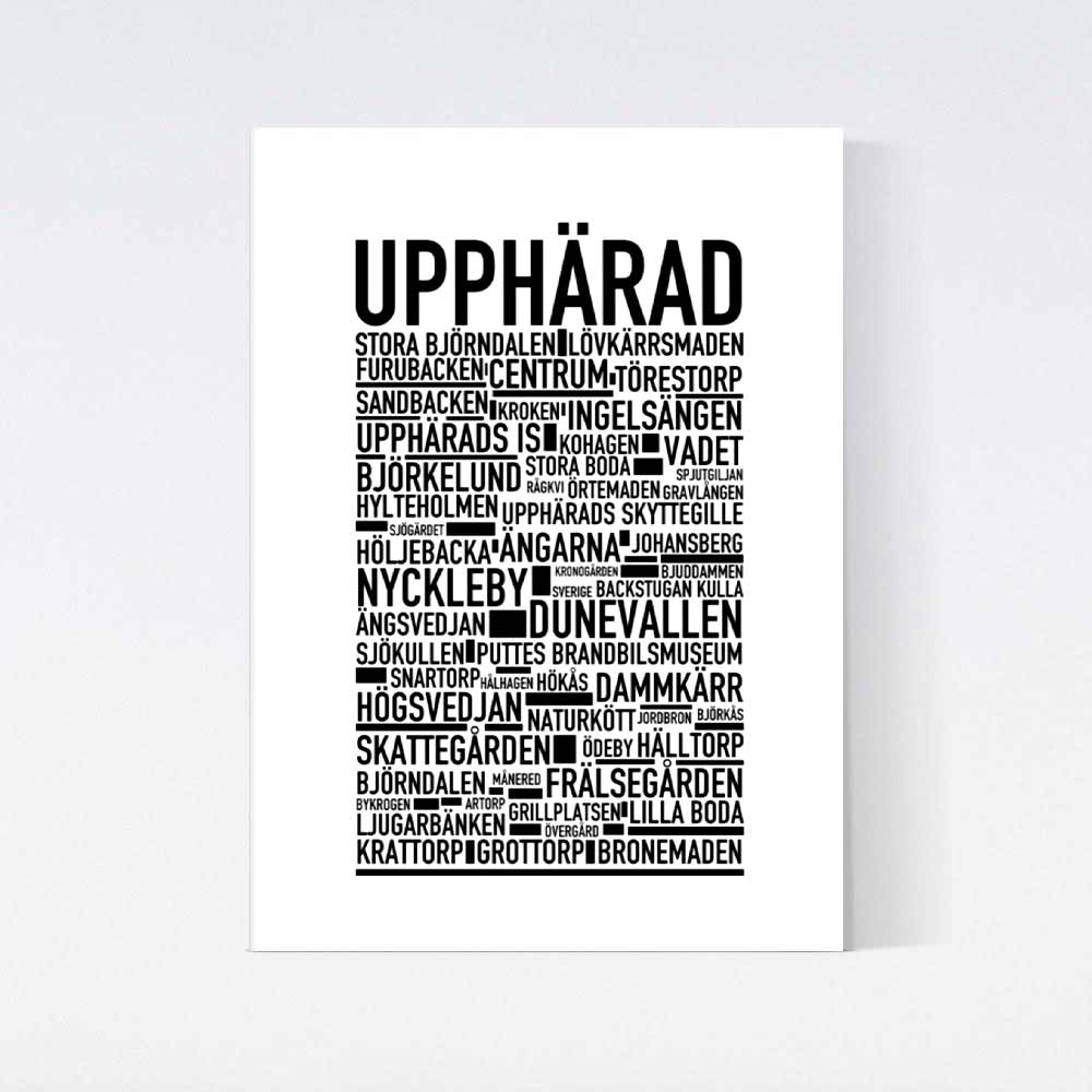 Upphärad Text Poster