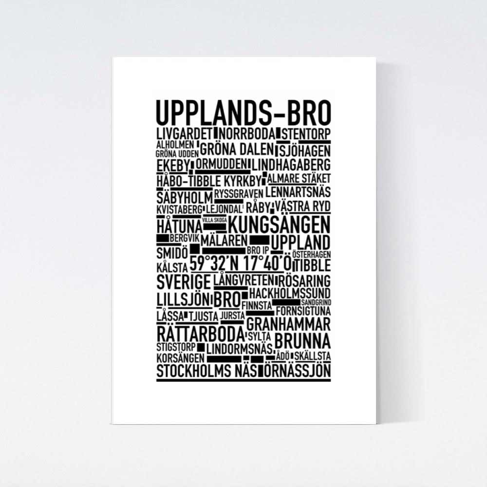 Upplands-Bro Text Poster