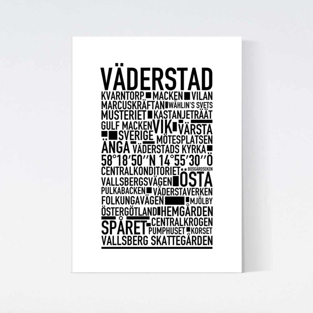 Väderstad Text Poster