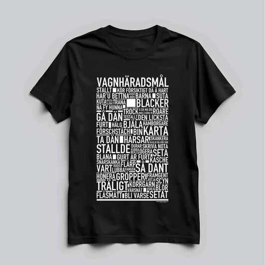 Vagnhäradsmål Dialekt Text T-shirt
