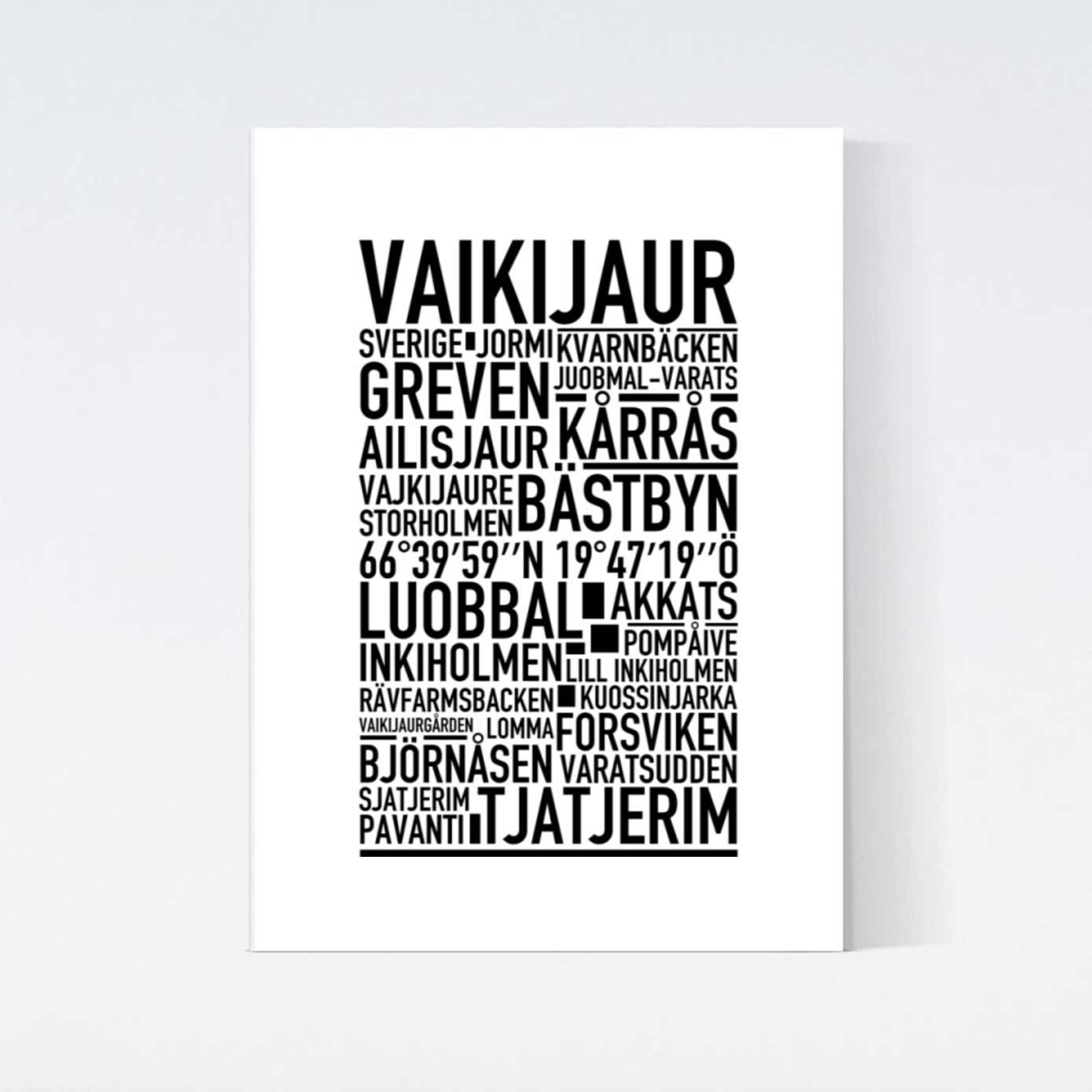 Vaikijaur Text Poster