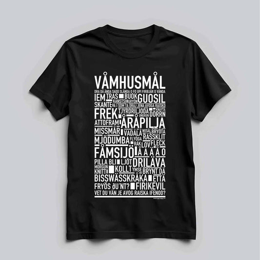 Våmhusmål Dialekt Text T-shirt