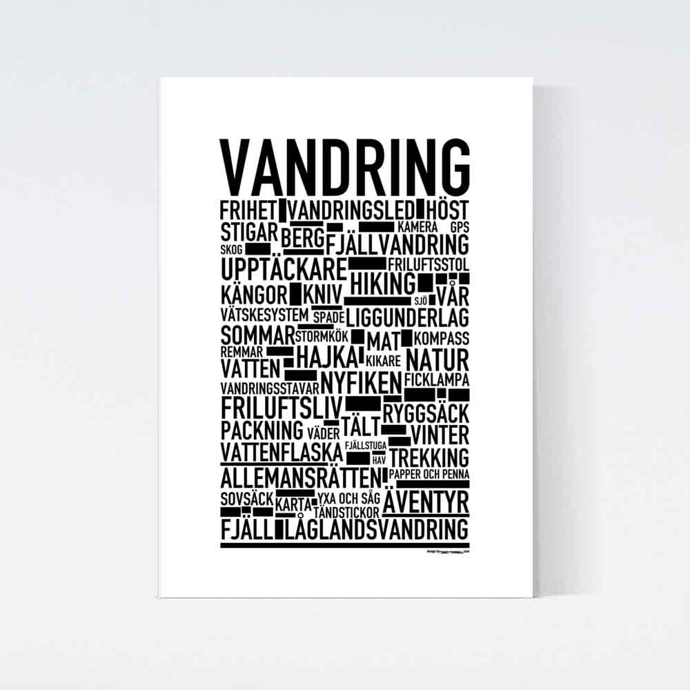 Vandring Text Poster