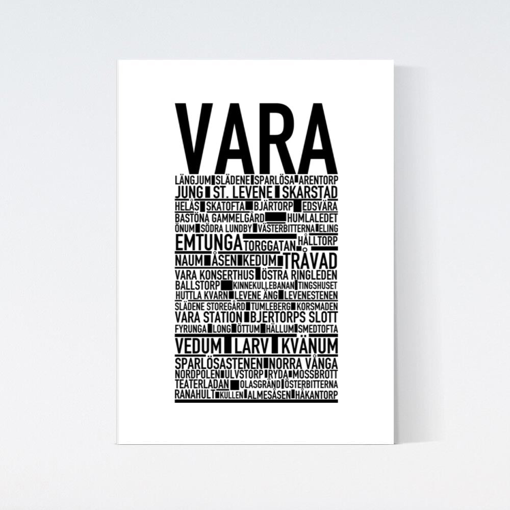 Vara Text Poster