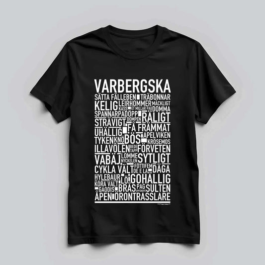 Varbergska Dialekt Text T-shirt