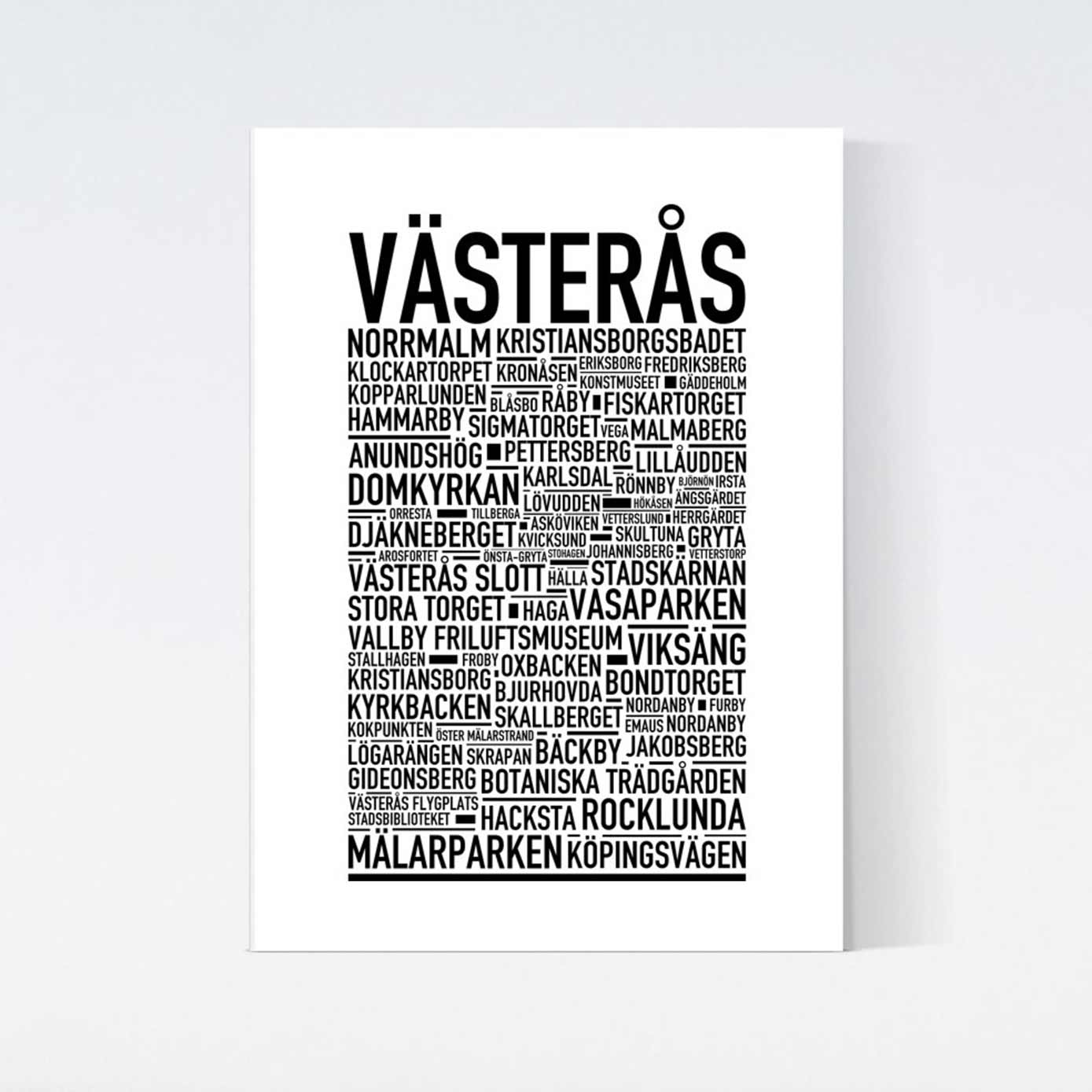 Västerås Text Poster