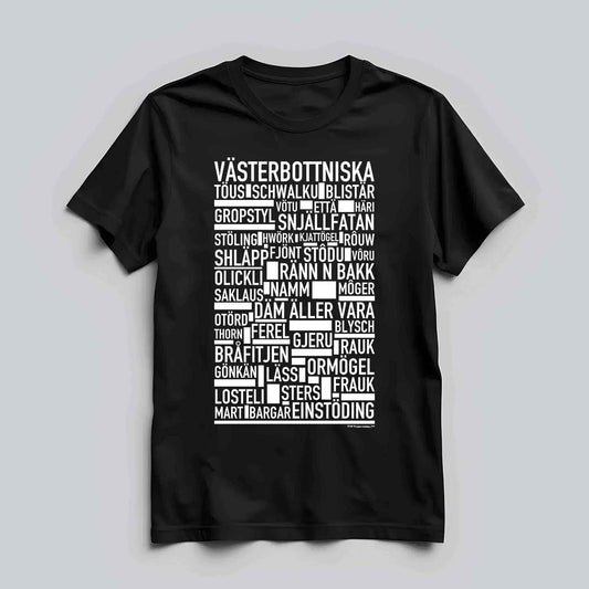 Västerbottniska Dialekt Text T-shirt