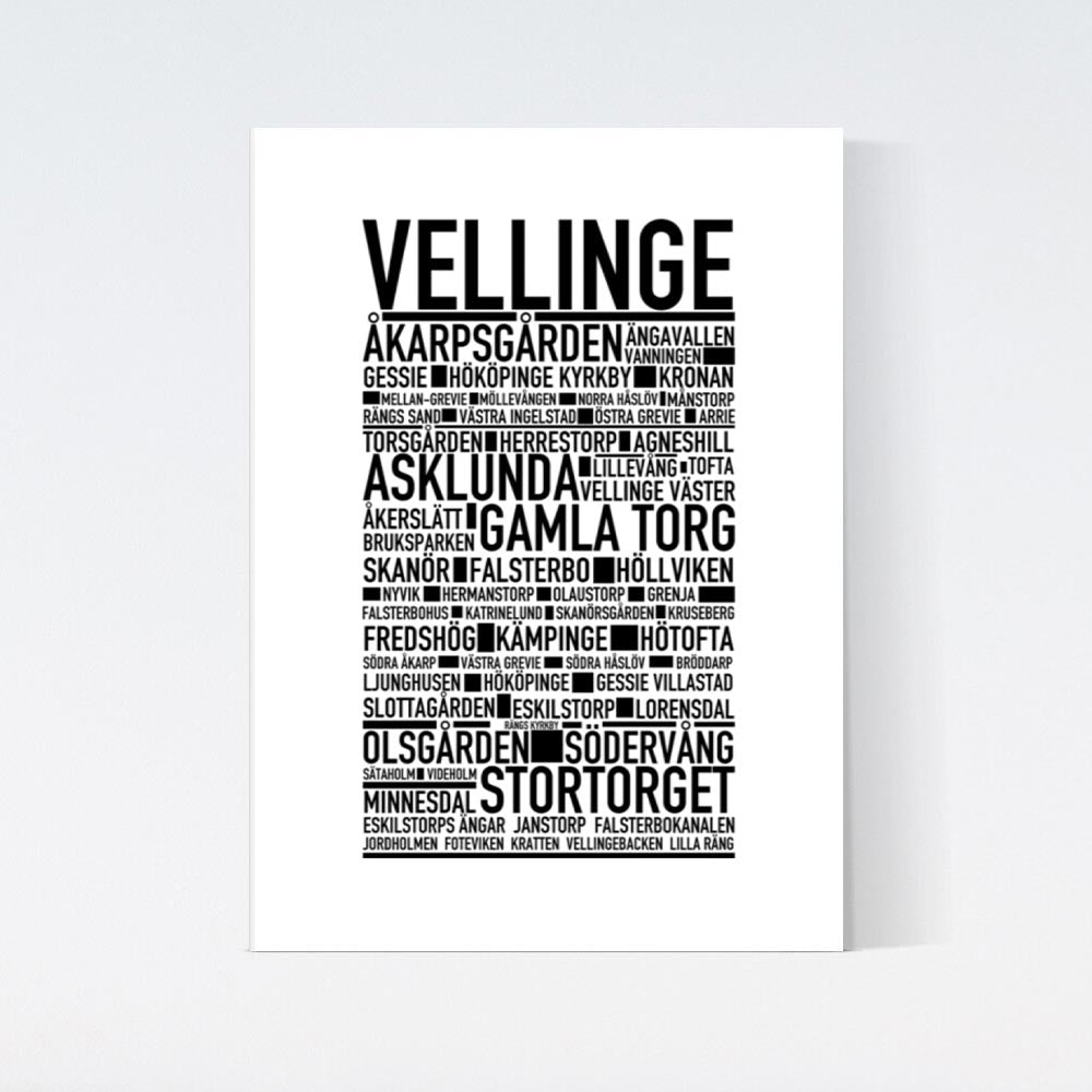 Vellinge Text Poster