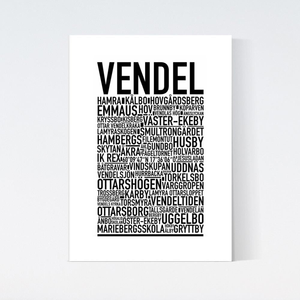 Vendel Text Poster