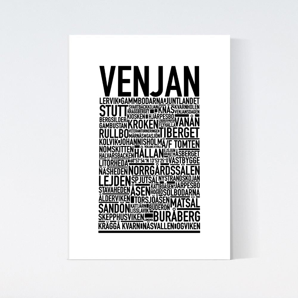 Venjan Text Poster