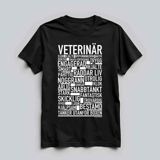 Veterinär Text T-shirt