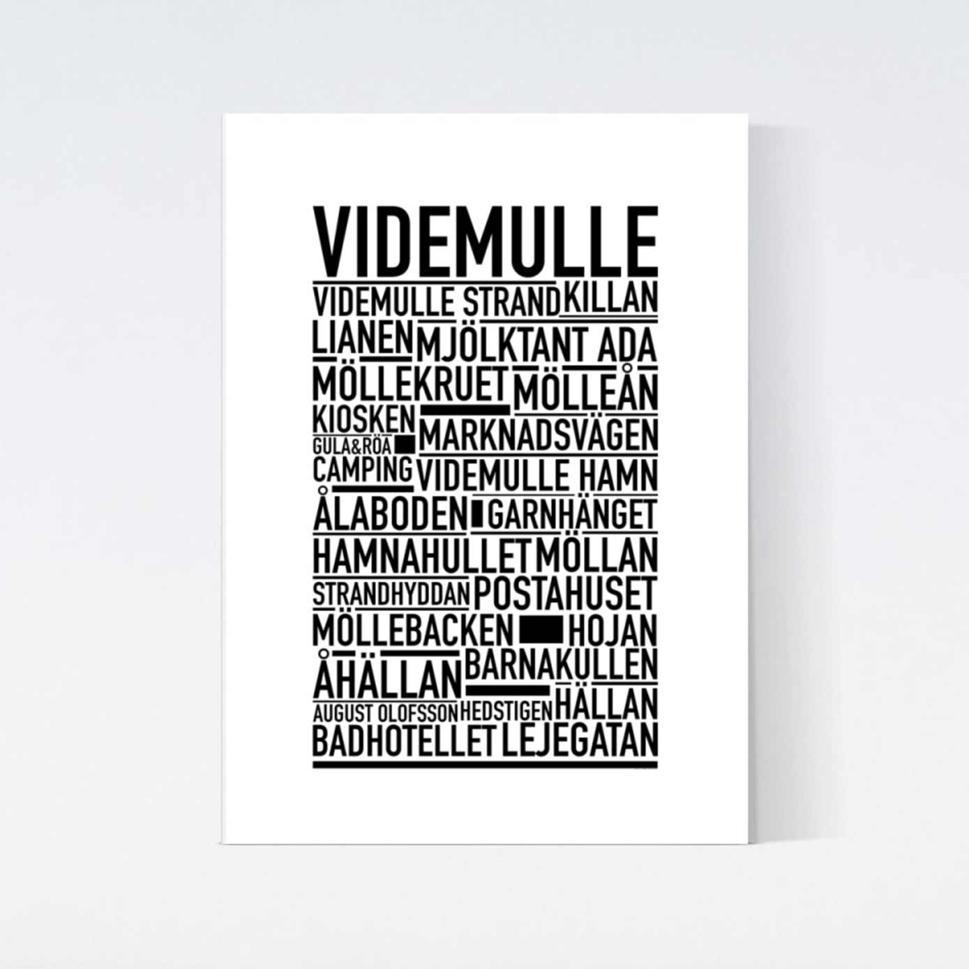 Videmulle Text Poster