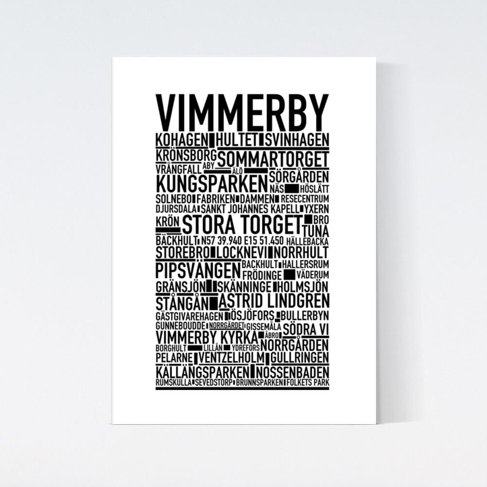 Vimmerby Text Poster
