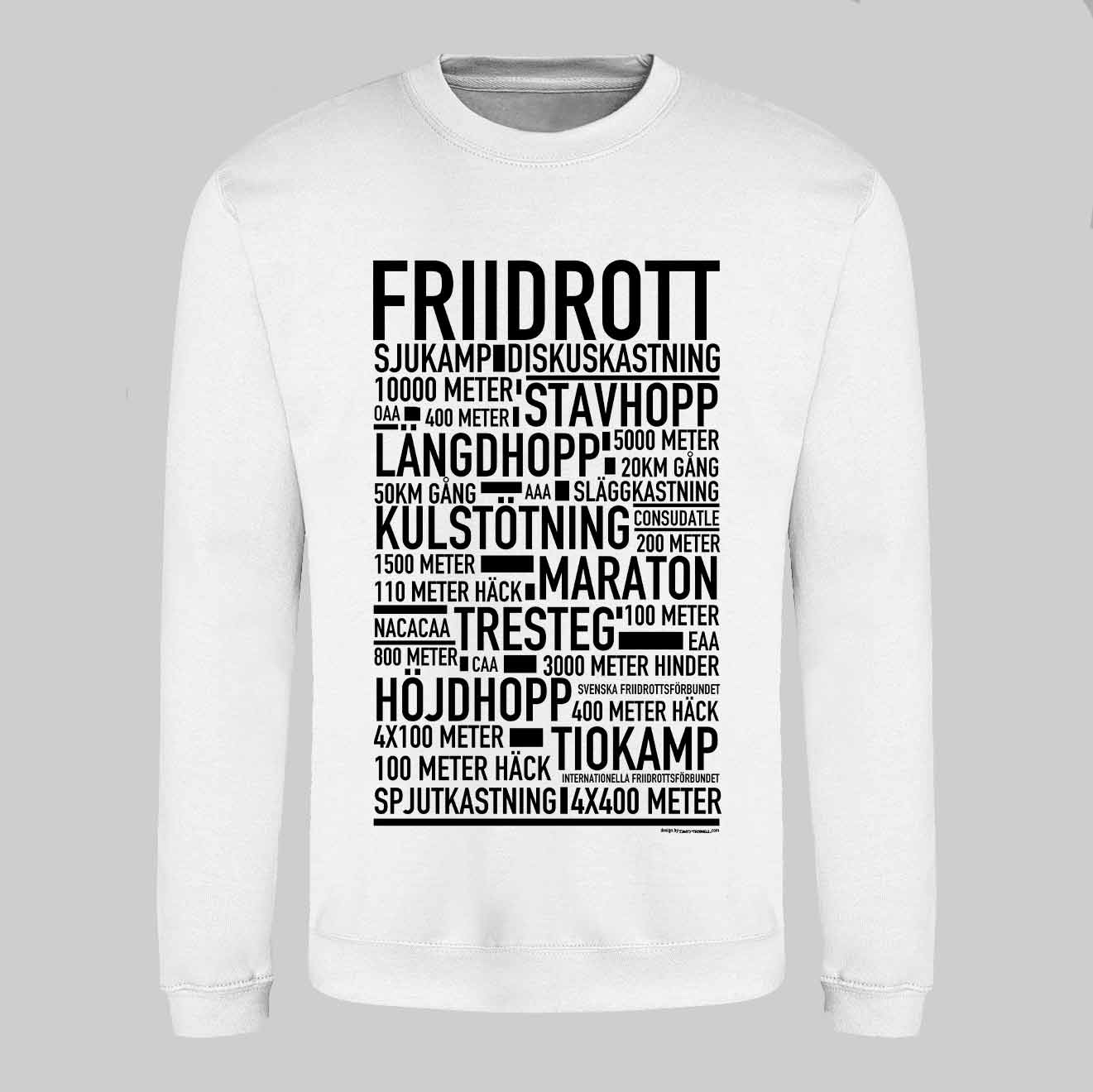Friidrott Text Sweatshirt