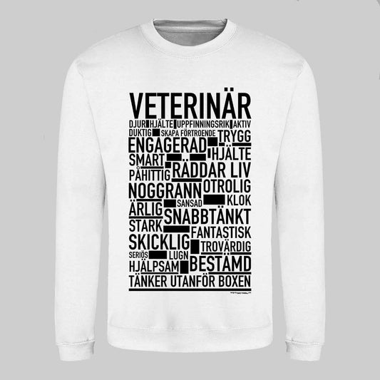 Veterinär Text Sweatshirt