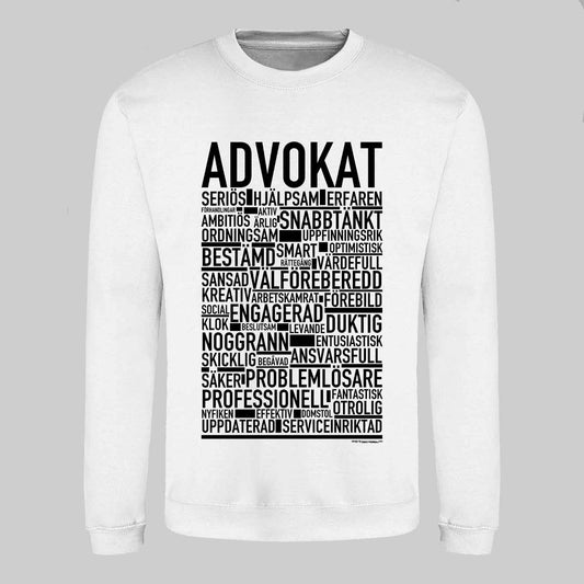 Advokat Text Sweatshirt