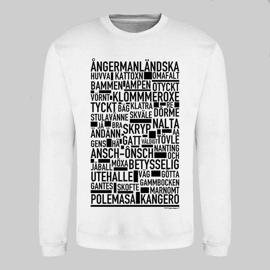 Ångermanländska Dialekt Text Sweatshirt